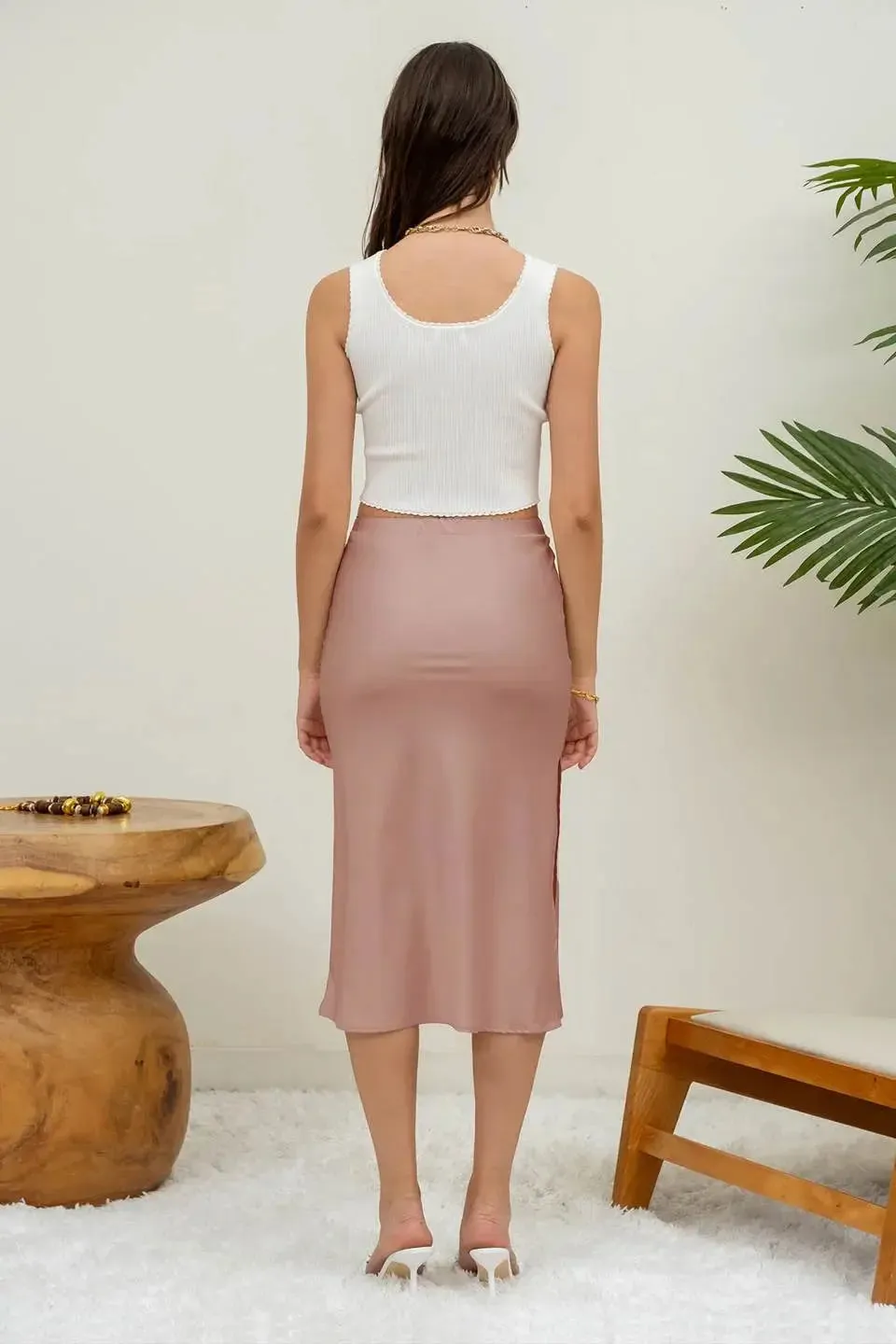 Glow Up Satin Skirt – Elegance Meets Modern Chic