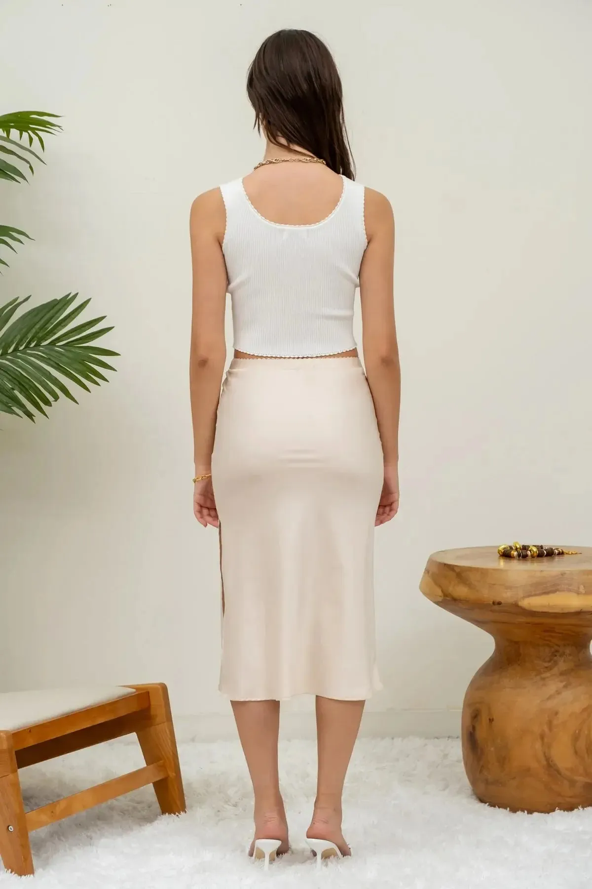 Glow Up Satin Skirt – Elegance Meets Modern Chic