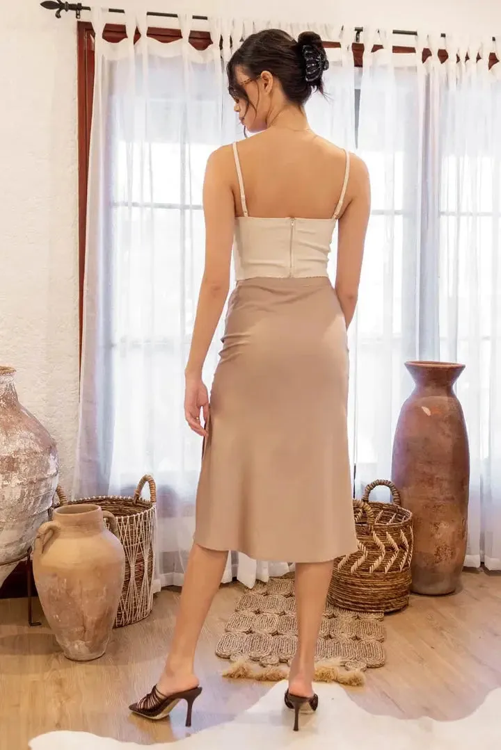 Glow Up Satin Skirt – Elegance Meets Modern Chic