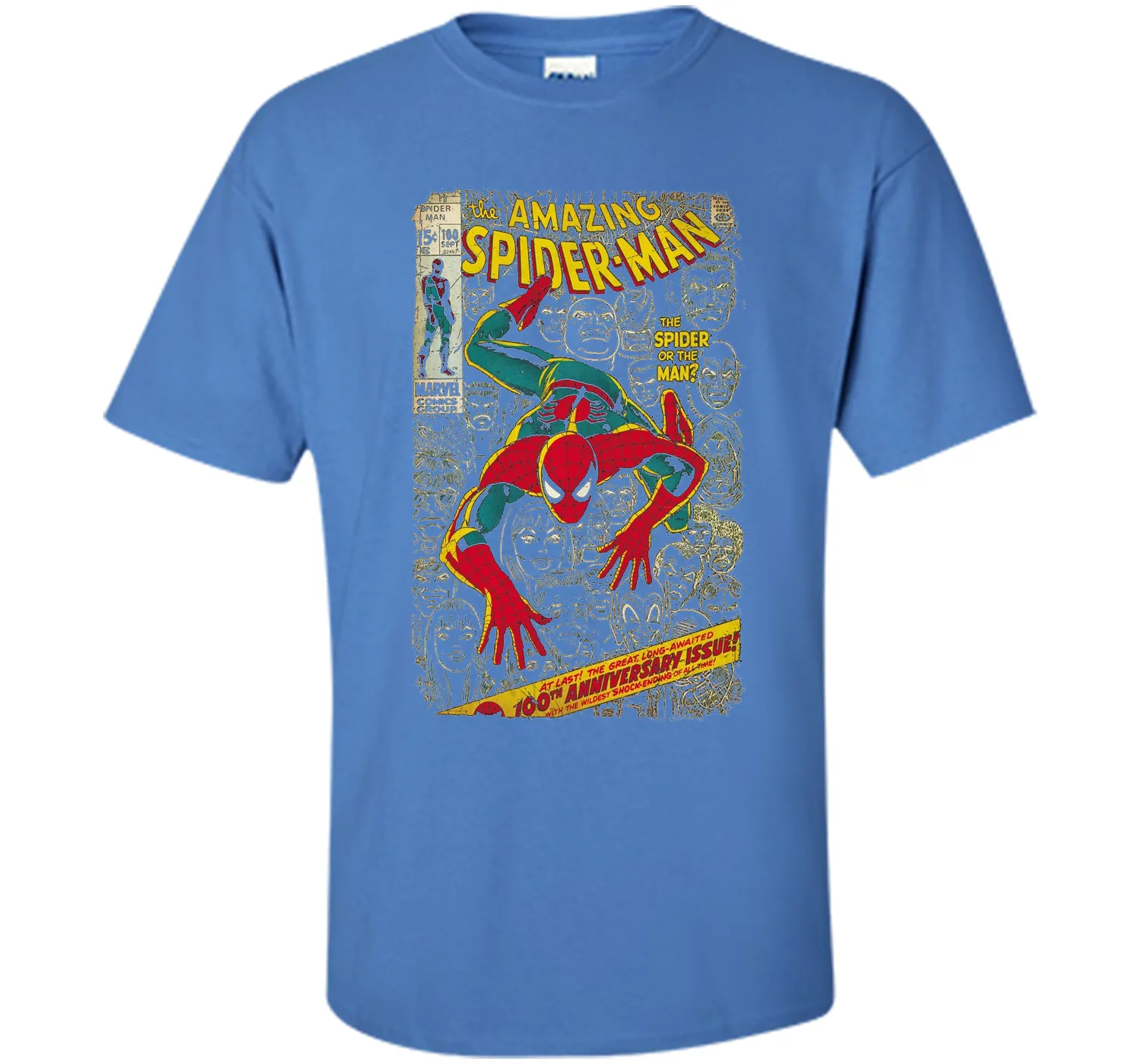 Spider-Man Comic Book Anniversary Graphic T-Shirt
