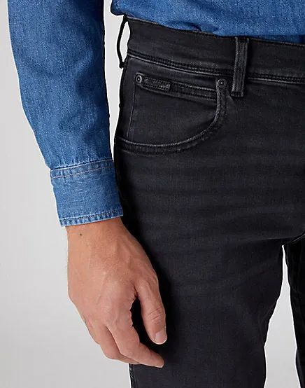 Wrangler Texas Slim Black Crow Jeans K