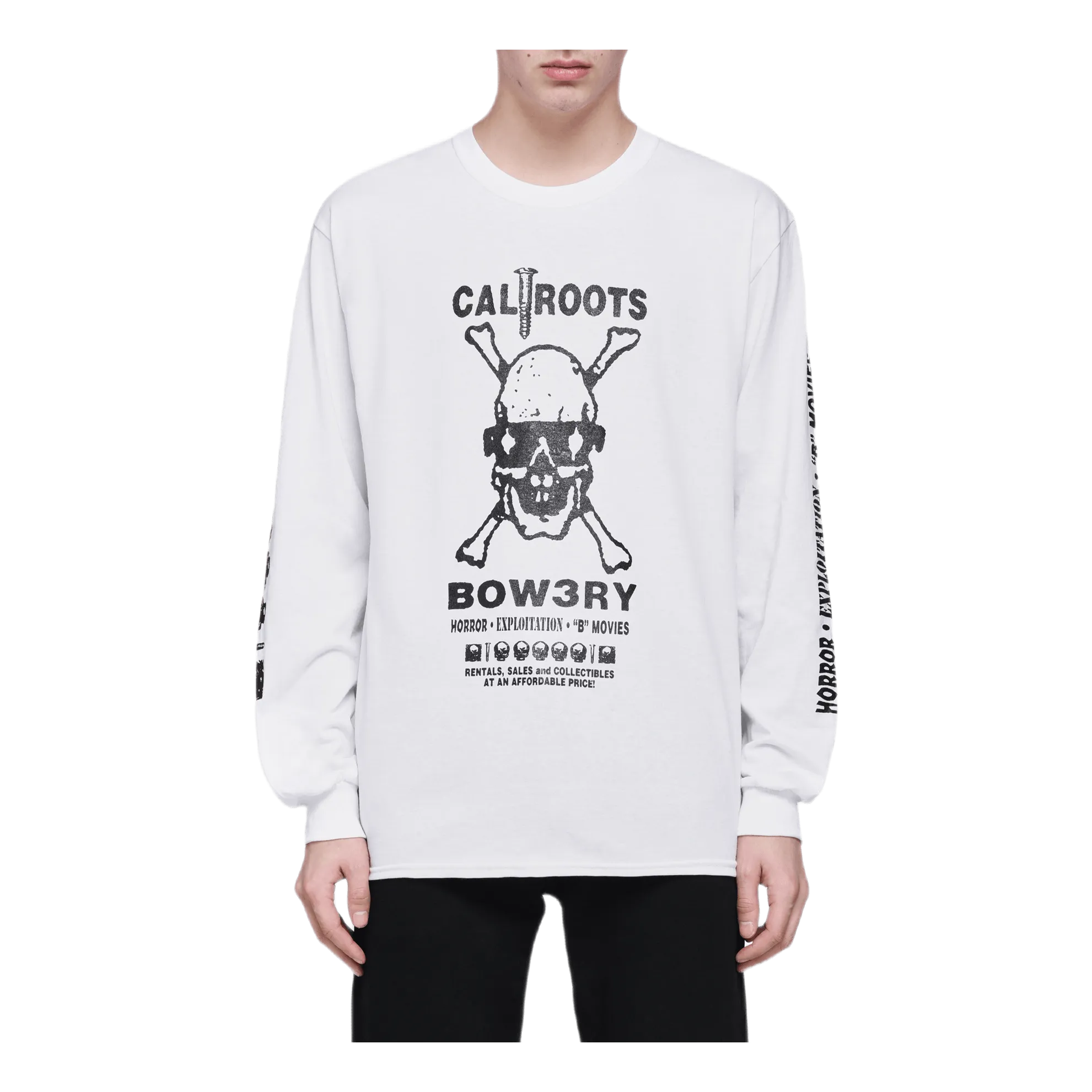 X Caliroots Long Sleeve Tee White