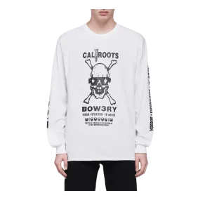 X Caliroots Long Sleeve Tee White